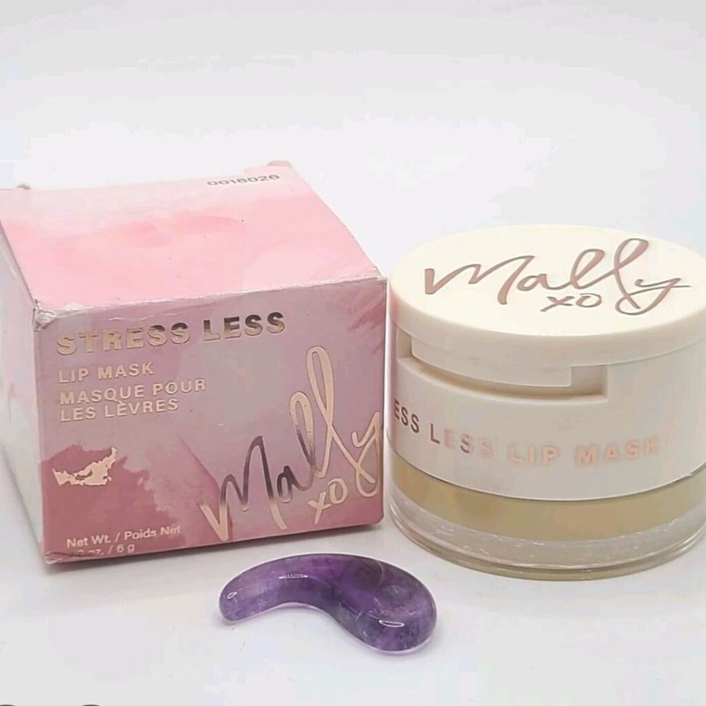 Mally Beauty Stress Less Lip Mask with Amethyst GuaSha